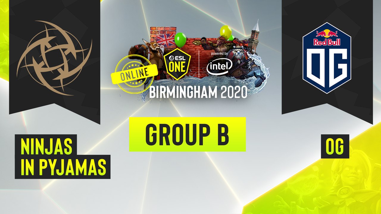 Dota2 - OG vs. Ninjas in Pyjamas - Game 2 - ESL One Birmingham 2020 - Group B - EU