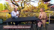 COVID-19; Bil-lige grin på p-pladserne ~ Uffe Holm laver drive-in comedy | Go aften Live | TV2 Danmark