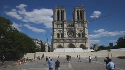 La catedral de Notre Dame reabre su explanada