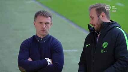 Szergej Rebrov és Hornyák Zsolt - 2020.05.31
