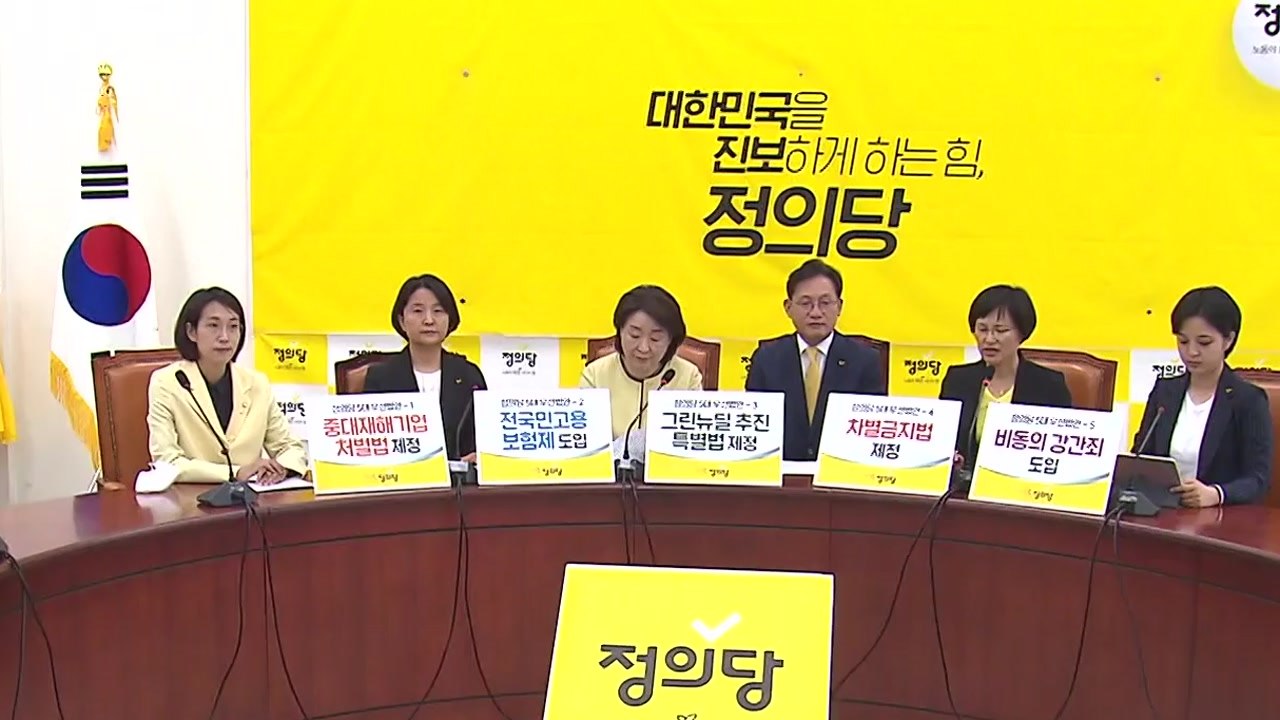 정의당, 21대 국회서 '비동의 강간죄' 우선 추진 / YTN