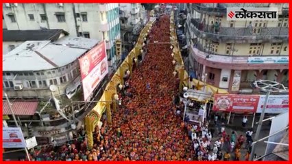 Dagdushet Halwai Ganpati Drone Shoot