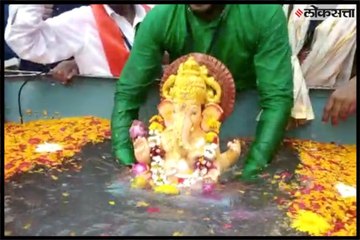 Pune: Immersion of 4th Tulsi Baug Ganpati