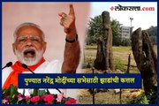 Tree slaughter for Narendra Modi's rally in Pune