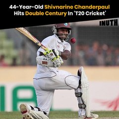 44-Year-Old Shivnarine Chanderpaul Hits Double Century In 'T20 Cricket'