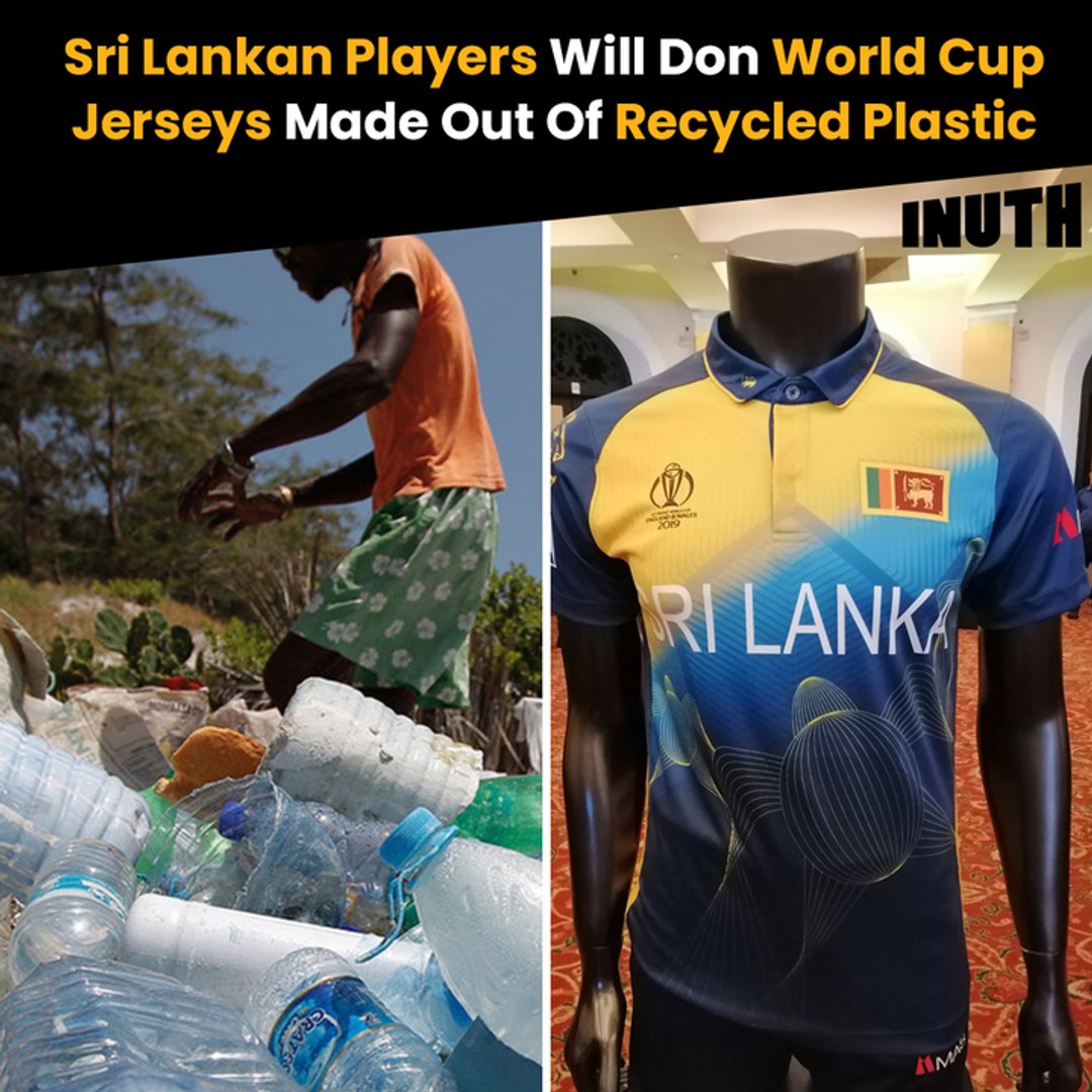 Sri Lanka's World Cup Jersey Is Made Up Of Recycled Plastic From Ocean, And  It Looks Awesome