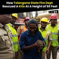 How Telangana State Fire Dept Rescued A Kite At A Height Of 50 Feet