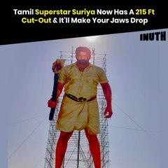 Tamil Superstar Suriya Now Has A 215 Ft Cut-Out & It'll Make Your Jaws Drop