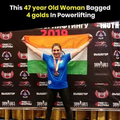 This 47-Year-Old Woman Bagged 4 Golds In Powerlifting