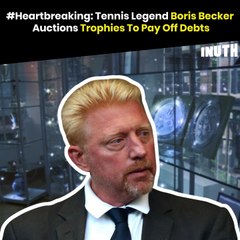 #Heartbreaking: Tennis Legend Boris Becker Auctions Trophies To Pay Off Debts