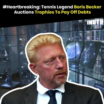 #Heartbreaking: Tennis Legend Boris Becker Auctions Trophies To Pay Off Debts