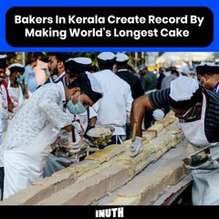 Bakers In Kerala Create Record By Making World's Longest Cake