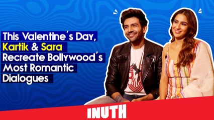 This Valentine's Day, Kartik & Sara Recreate Bollywood Most Romantic Dialogues