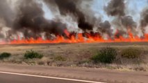 Sunset Fire burns near Cordes Lakes in Prescott