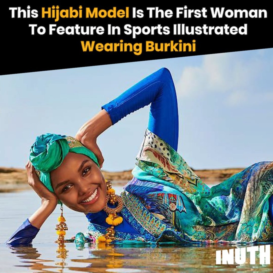 This Hijabi Model Is The First Woman To Feature In Sports Illustrated  Wearing Burkini - video Dailymotion