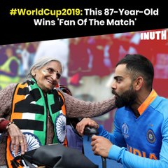 #WorldCup2019: This 87-Year-Old Wins 'Fan Of The Match'