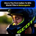 She Is The First Indian To Win World Title In Motorsports