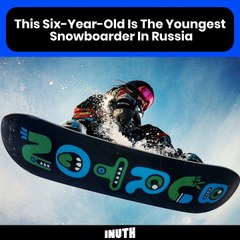 This Six-Year-Old Is The Youngest Snowboarder In Russia
