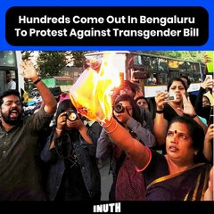 Hundreds Come Out In Bengaluru To Protest Against Transgender Bill