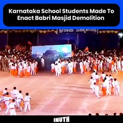 Karnataka School Students Made To Enact Babri Masjid Demolition