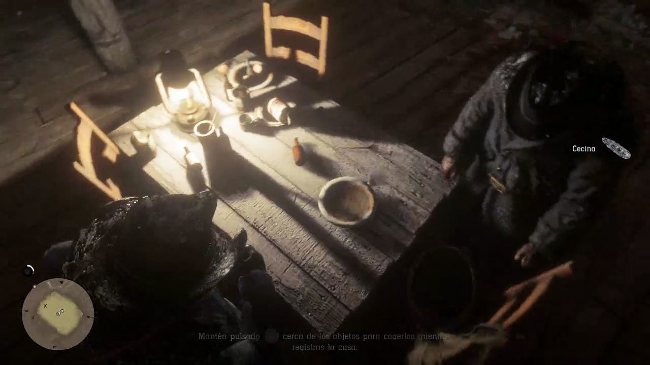 Red Dead Redemption 2, Gameplay Español 1, La cabaña de los cuatreros con la mujer secuestrada