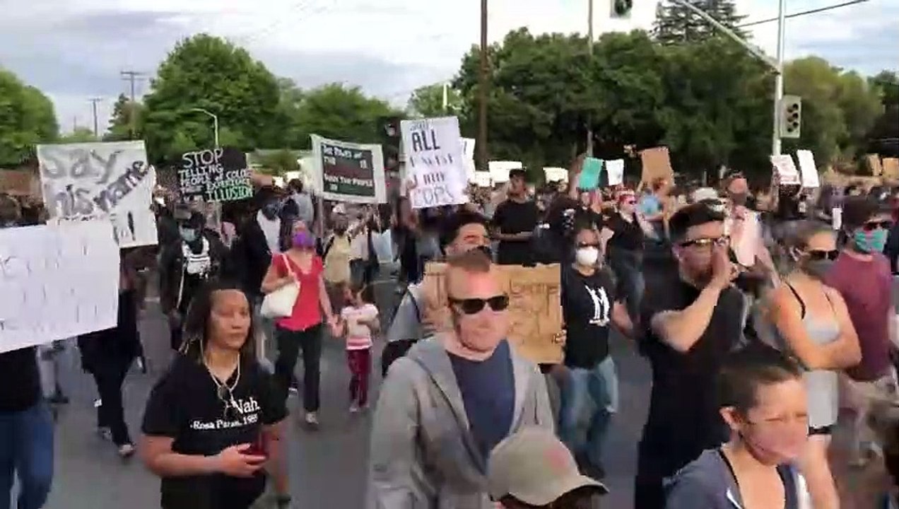 #Black_Lives_Matter #Protest in USA against Police