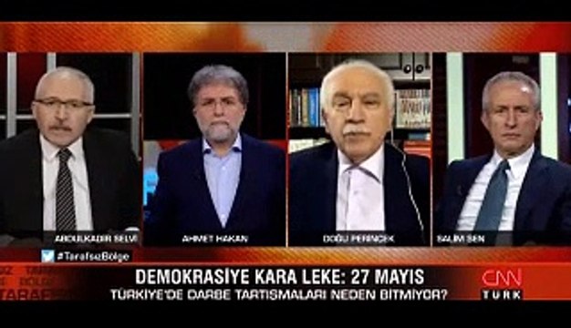 Ahmet Hakan'ın zor anları: Perinçek ile Abdulkadir Selvi birbirine girdi!