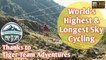 World's longest & highest sky cycling at Bir Billing, Kangra, Himachal, Tiger Team Adventures