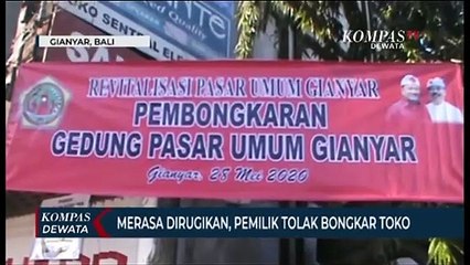 MERASA DIRUGIKAN, PEMILIK TOLAK BONGKAR TOKO