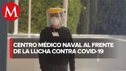 En Centro Médico Naval al sur de la CdMx hacen pruebas de covid-19