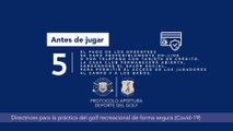 Protocolo apertura campos de golf Madrid COVID-19