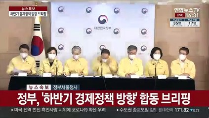 [현장연결] 정부, '하반기 경제정책 방향' 합동 브리핑