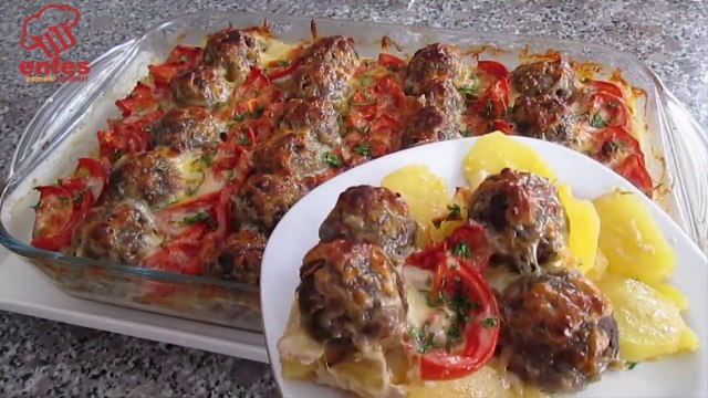 BU YEMEK MUTLAKA DENENMESİ GEREKEN ŞAHANE BİR TATANA YEMEK FIRINDA PATATES KÖFTE ✔