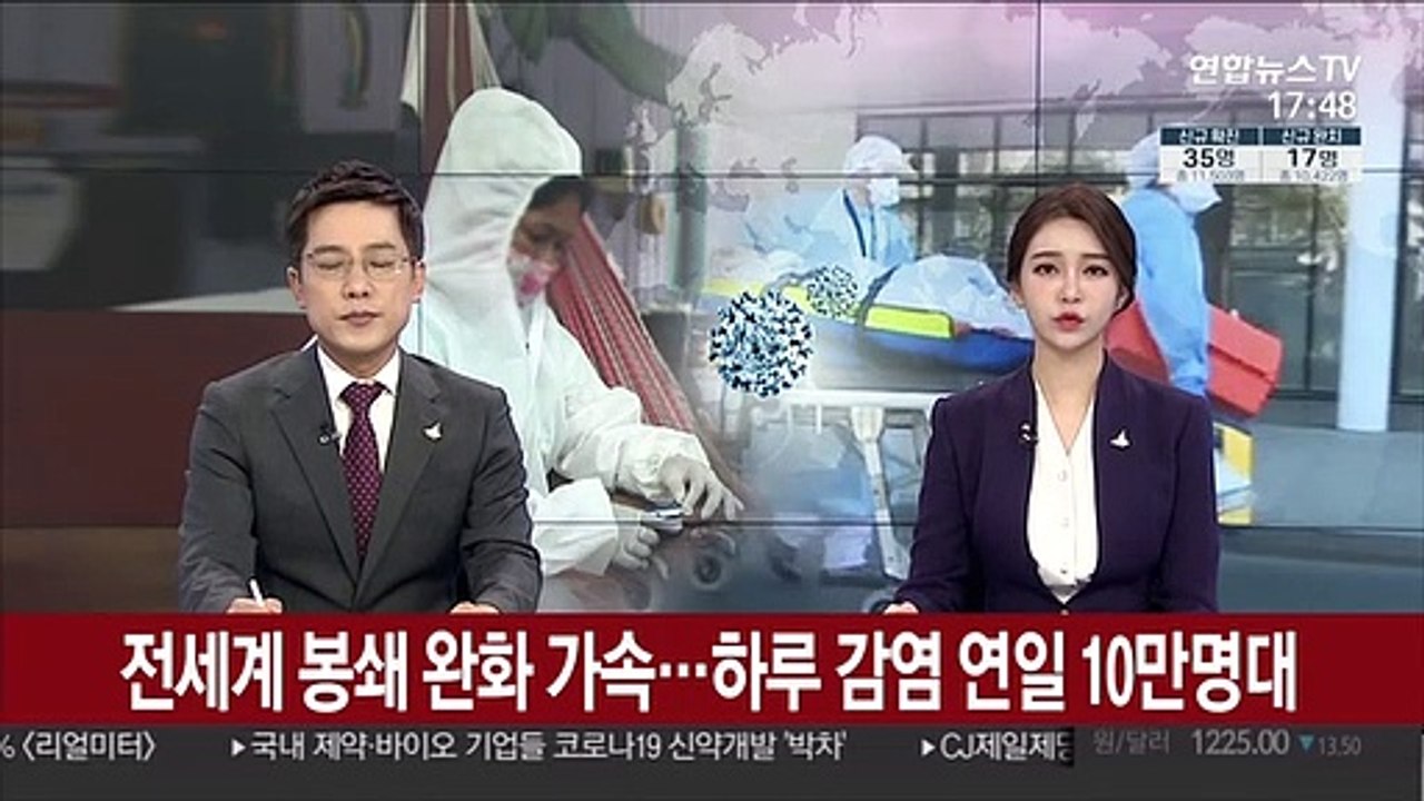 전 세계 봉쇄 완화 가속…하루 감염 연일 10만명