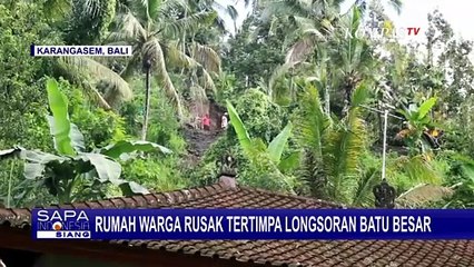 Sudah 3 Kali Longsor, Kali Ini 1 Rumah Tertimpa Batu Besar!