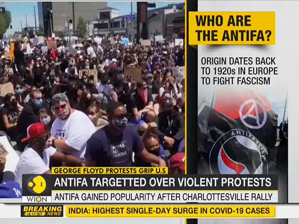 Trump blames ANTIFA for riots and violence _ Georg