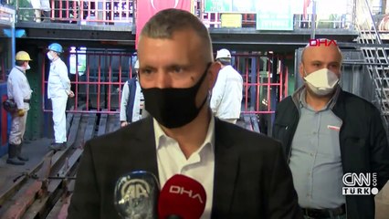 Zonguldak'ta maden işçileri tedbirlerle işbaşı yaptı