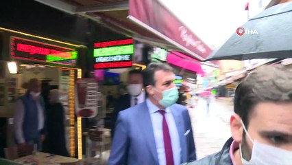 Başkan Dündar’dan esnafa ilk gün ziyareti