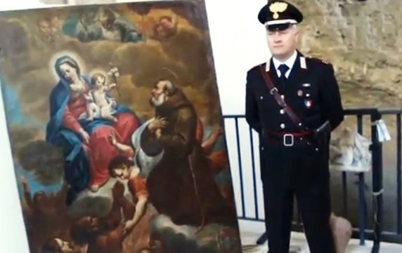 Marche - I carabinieri ritrovano 1600 opere rubate (01.06.20)