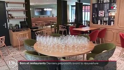 Bars et restaurants : derniers préparatifs avant la réouverture