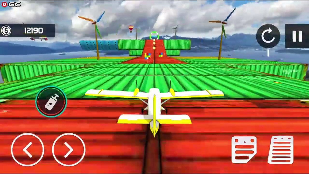 Mega Ramp Airplane Stunts Racer Impossible Tracks - Fly Airplane Ramp Drive - Android GamePlay