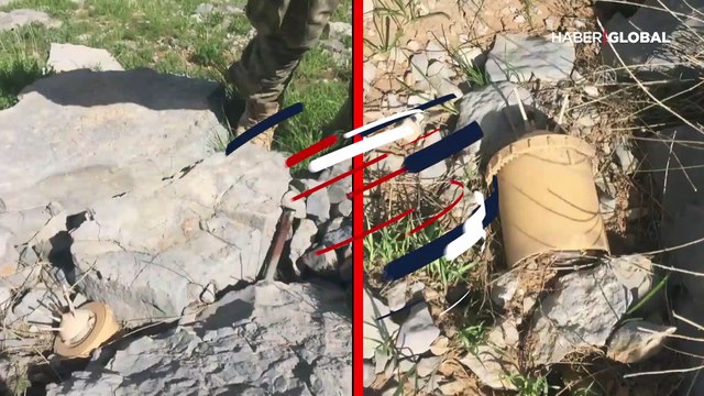 Irak'ın kuzeyinde terör örgütü PKK'nın silah ve mühimmatları imha edildi