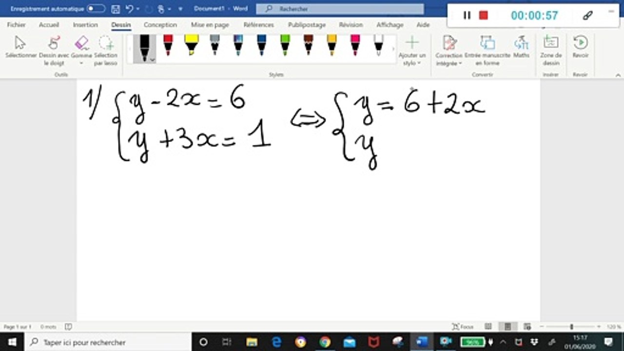 Seconde : Systèmes d'équations