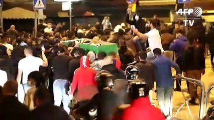Funeral of Palestinian killed after Israeli police thought he was armed