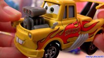 CARS 2 Funny Car Mater -12 Deluxe Diecast Drag Star Disney Pixar dragster car-toy review