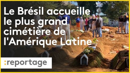 Au Brésil, les fossoyeurs de la Vila Formosa submergés par le nombre de morts du coronavirus