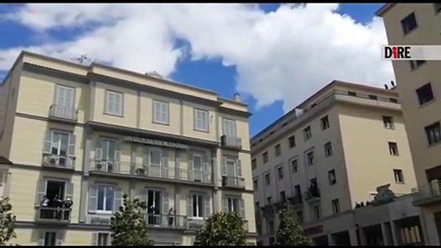 Potenza – Le Frecce Tricolori sorvolano la città (28.05.20)