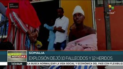 Explosión en Somalia deja 10 muertos y 12 heridos
