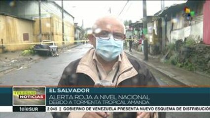 Tormenta Amanda provoca estado de emergencia en El Salvador