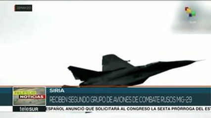 Llega a Siria segunda entrega de aviones MIG-29 de Rusia